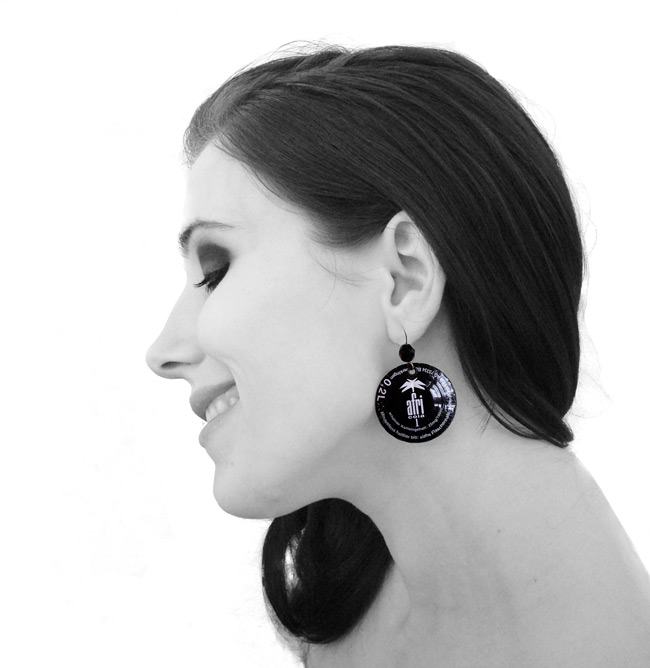 Ohrring aus Kronkorken von ciaobobby